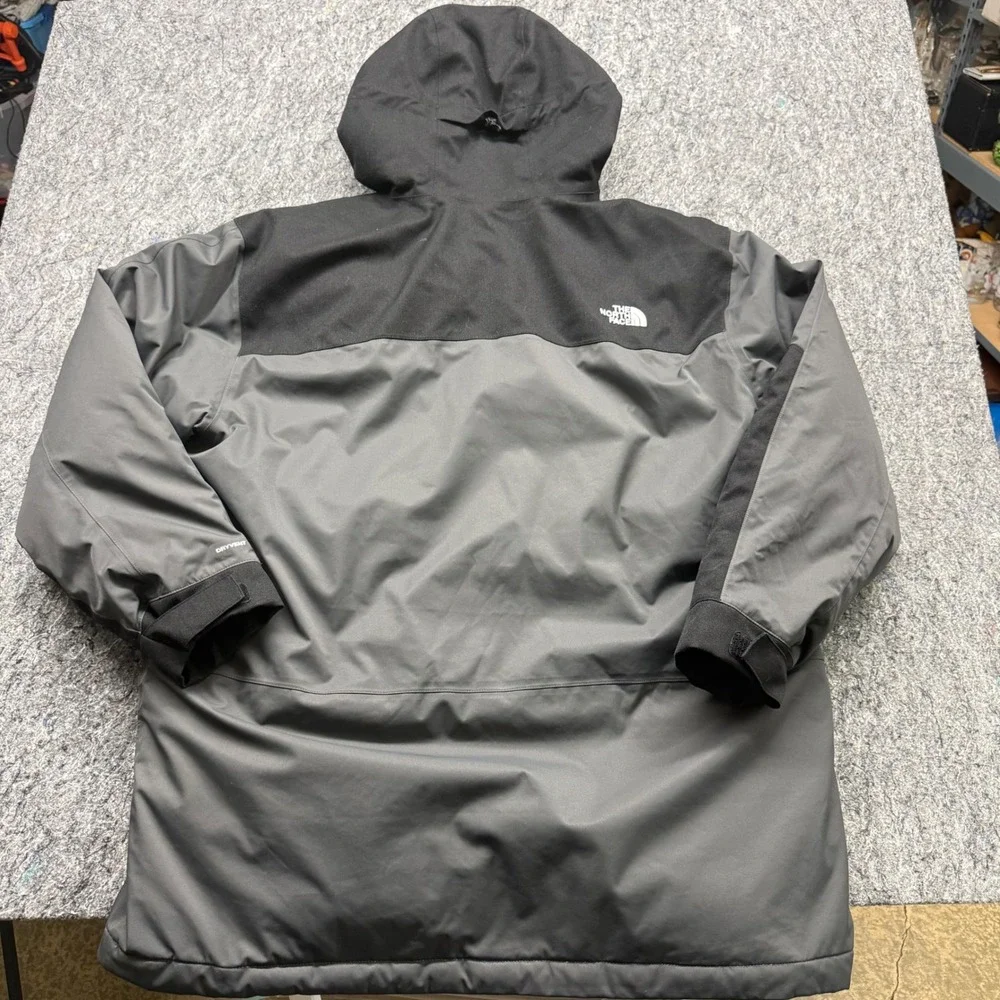 The North Face McMurdo Parka III Grey Black Down Winter Coat Hooded Mens XXL